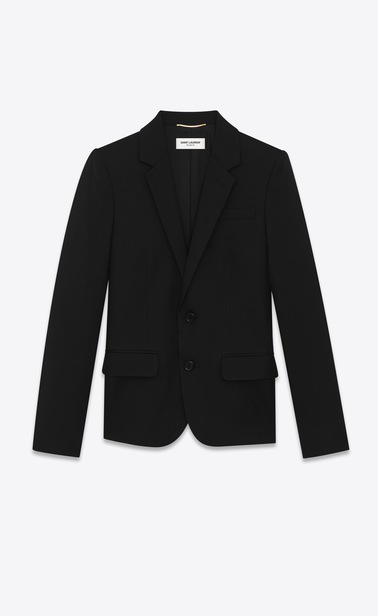Saint Laurent gabardine tuxedo jacket